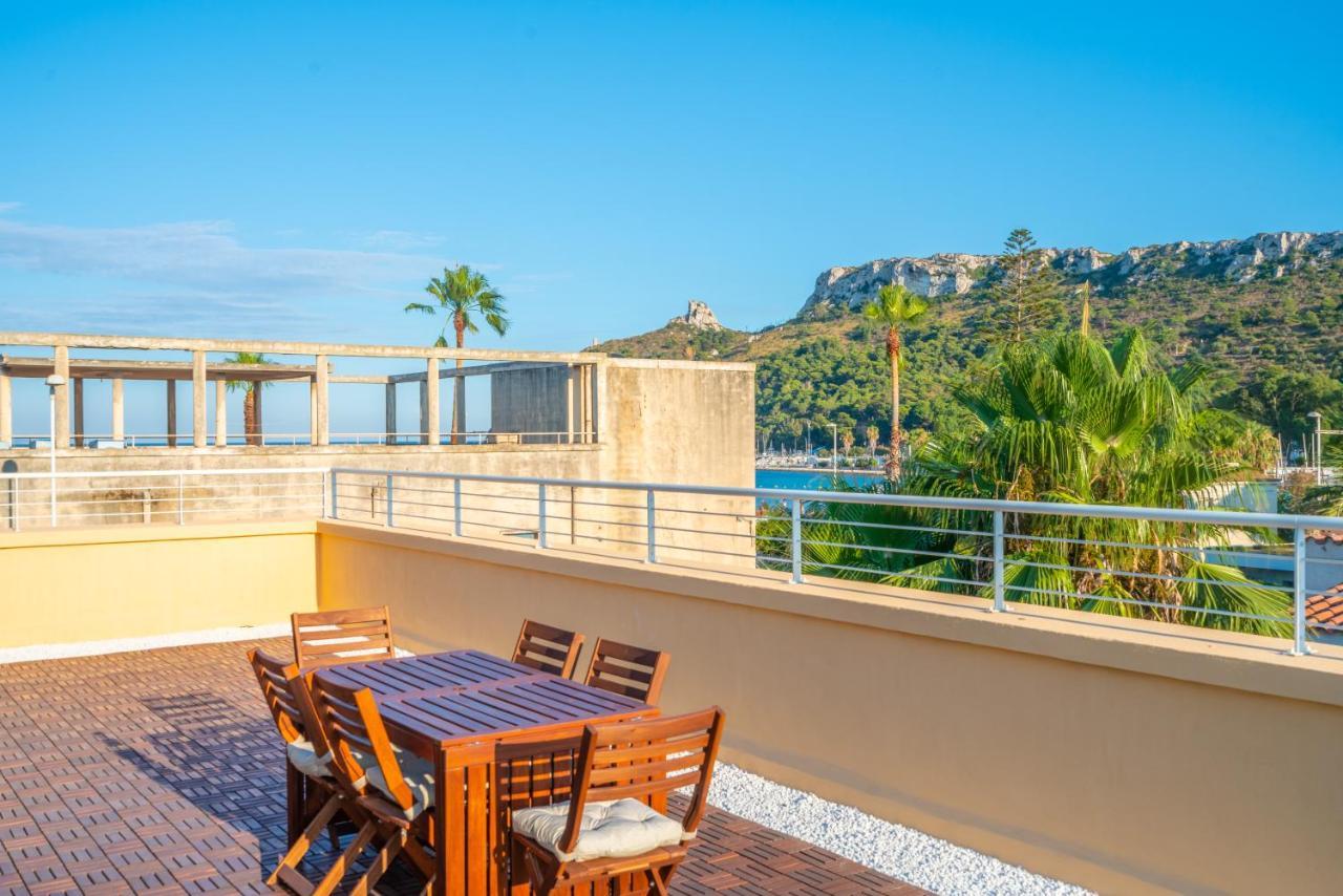 Apartament Terrazza Sella Del Diavolo - Vista Mare - Wifi Ac Cagliari Zewnętrze zdjęcie